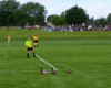 Des canards prennent un carton rouge pendant un match de Football