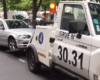 La fourrière parisienne détruit une BMW mal garée