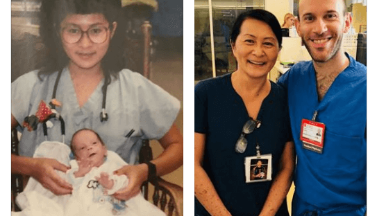 Une infirmière découvre que son nouveau collègue est un bébé soigné 28 ans plus tôt
