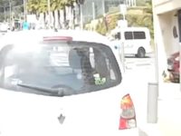Un SDF à Nice se fait rouler dessus par une voiture à la sortie d'un parking