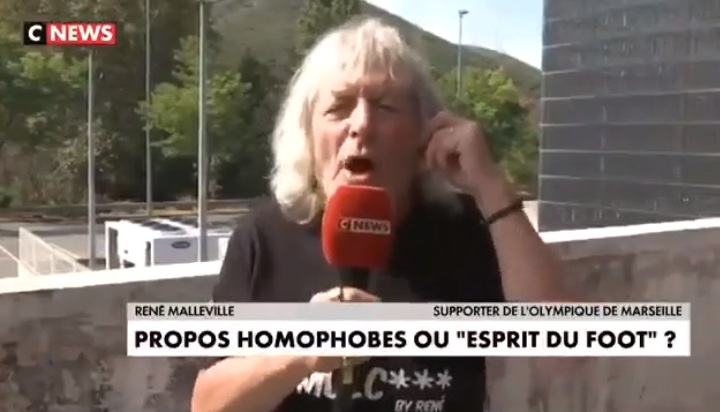 Un supporter de l'Olympique de Marseille s’enflamme en direct à propos de l’homophobie