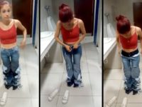 Une femme enlève huit paires de jeans après avoir tenté de les voler