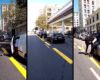 Les automobilistes transforment une piste cyclable en parking
