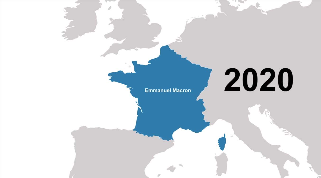 Les changements dans les frontières de la France de 481 à 2020